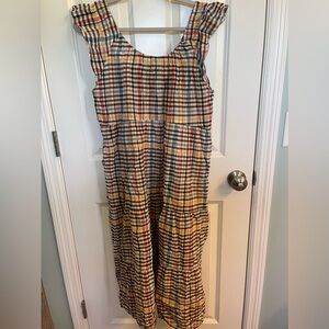 LOFT Multicolor gingham dress